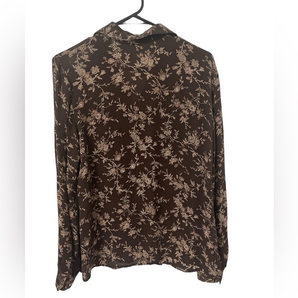 100% Due per Due Collection silk blouse Size 10 - Picture 3 of 4